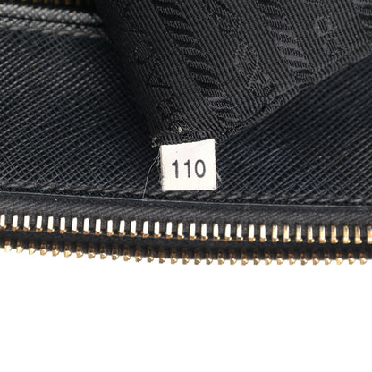 Prada Saffiano Small Galleria Double Zip Tote Black 8 of 17