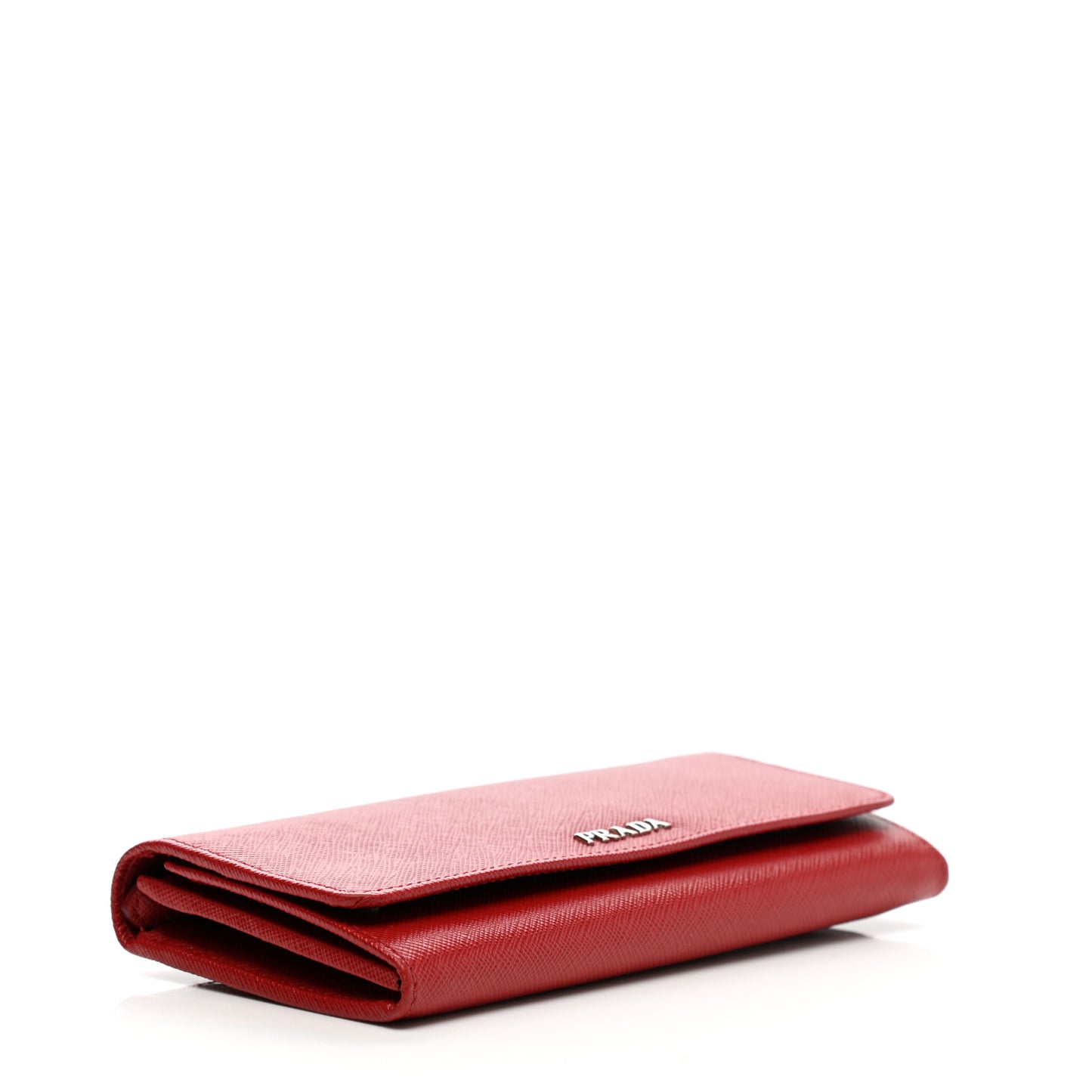 Saffiano Metal Flap Wallet Black Fuoco