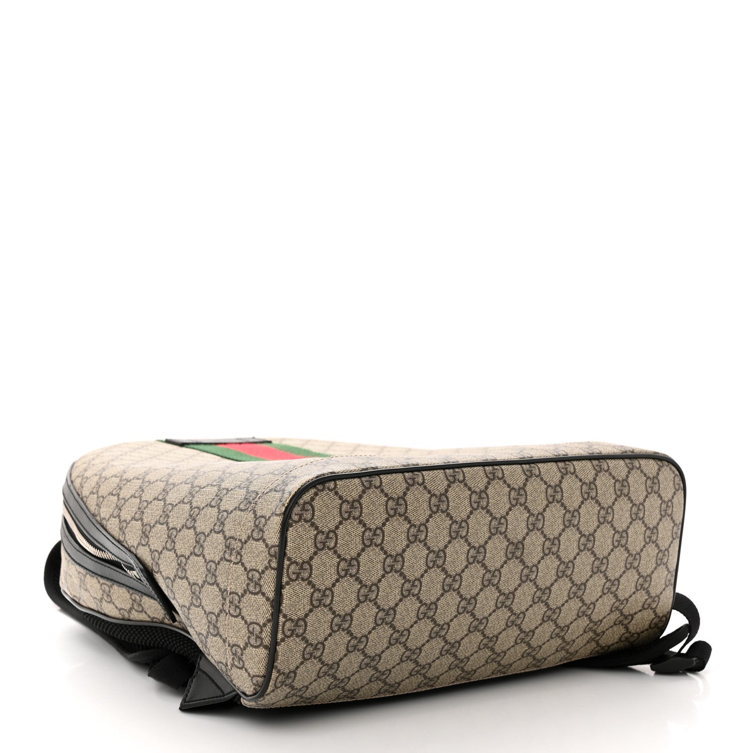 Gucci GG Supreme Monogram Web Dome Backpack Black 4 of 15