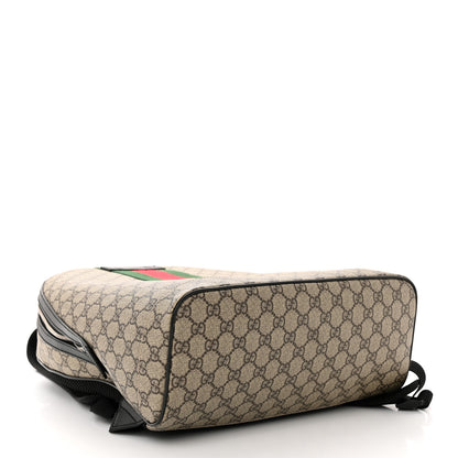 Gucci GG Supreme Monogram Web Dome Backpack Black 4 of 15