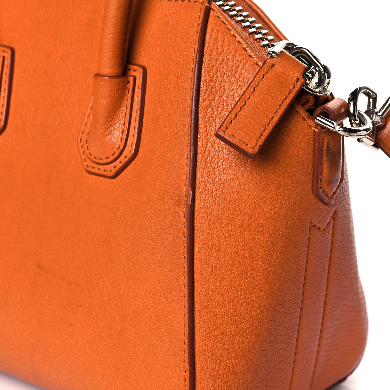 Givenchy Sugar Goatskin Mini Antigona Rust 12 of 16