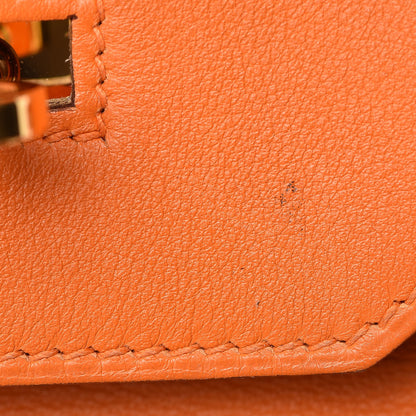 Hermes Swift Horseshoe Birkin 35 Orange 40 of 40