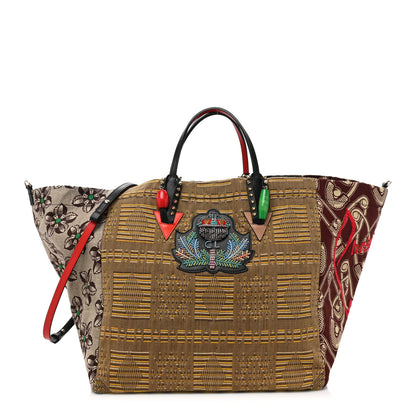 Christian Louboutin Tissu Calfskin Africaba Tote Multicolor 1 of 8
