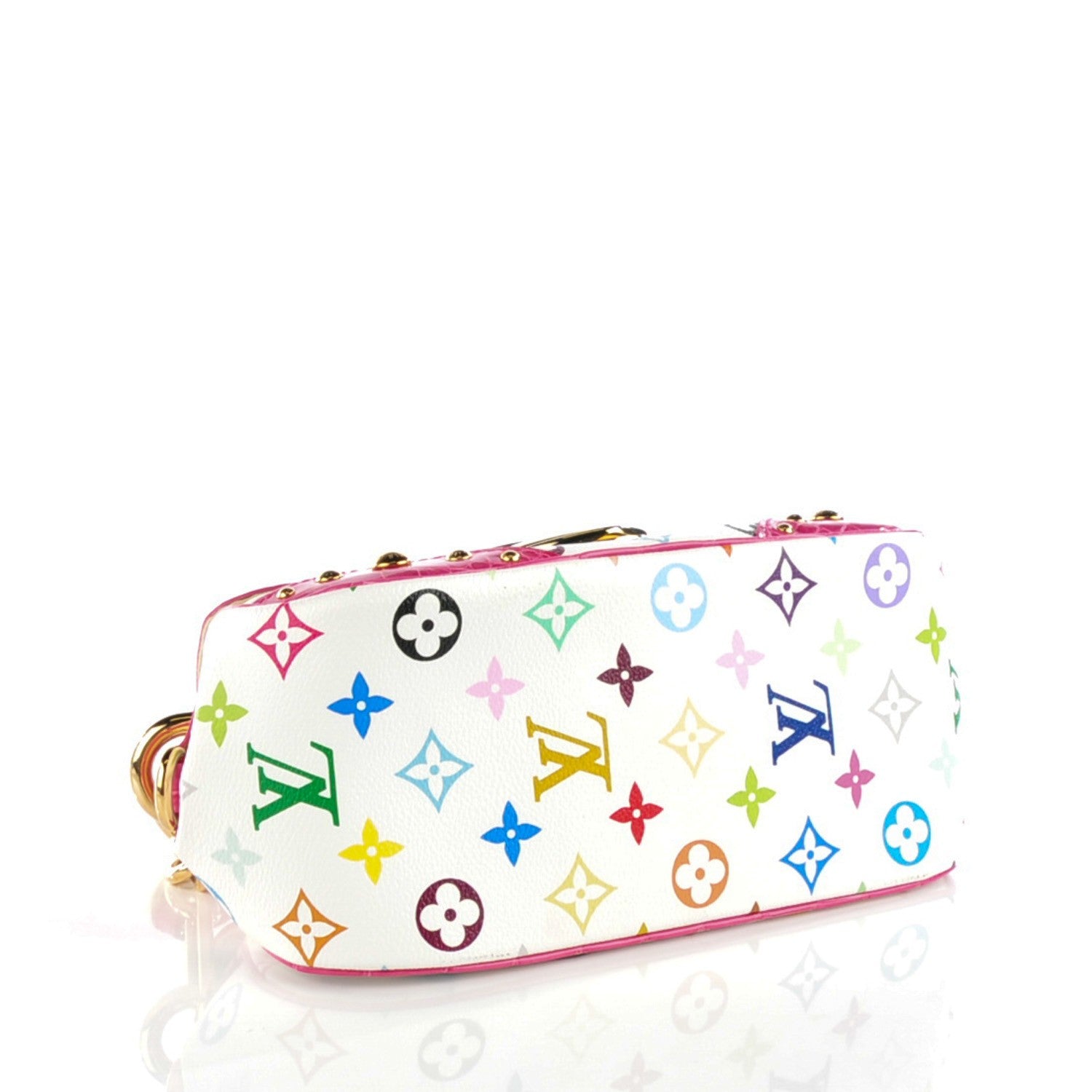 Louis Vuitton Alligator Monogram Multicolor Marilyn White 4 of 7