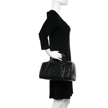 Chanel Lambskin CC Chevron All Day Long Boston Black 2 of 11