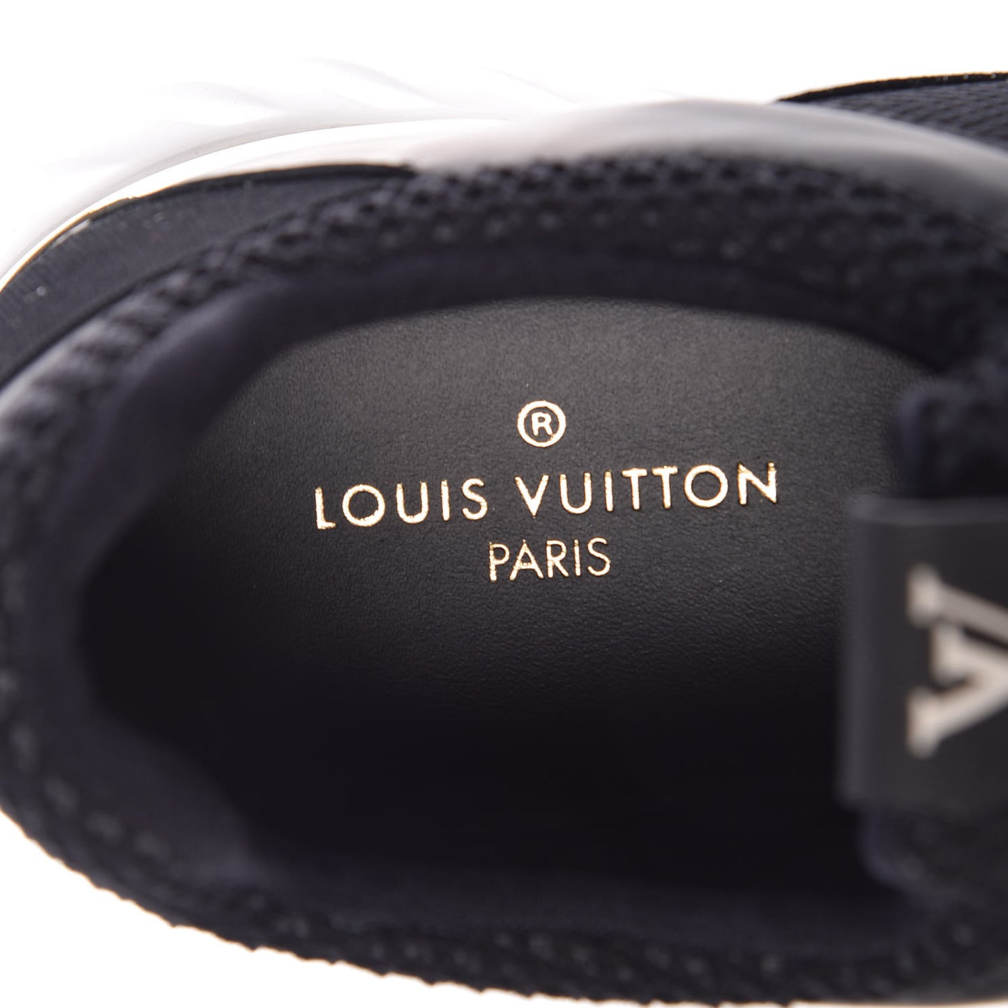 Technical Nylon Monogram Rubber Aftergame Sneakers 37.5 Black
