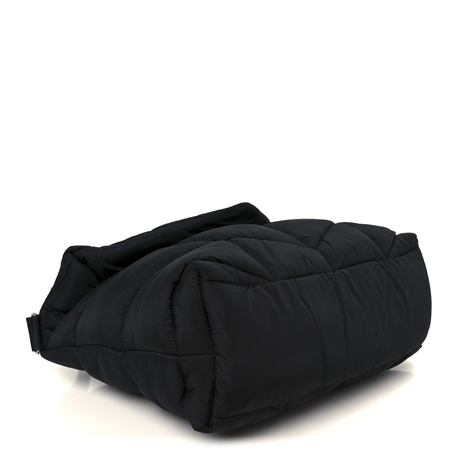 Saint Laurent Econyl Nylon Lou Puffer Messenger Black 4 of 10
