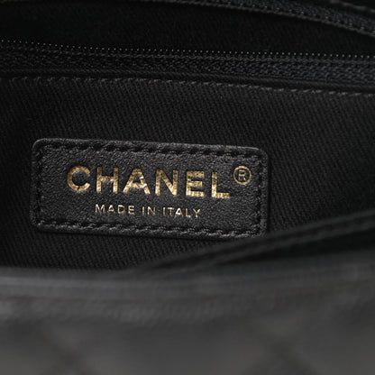 Chanel Caviar Lizard Embossed Quilted Mini Coco Handle Flap Black 6 of 11