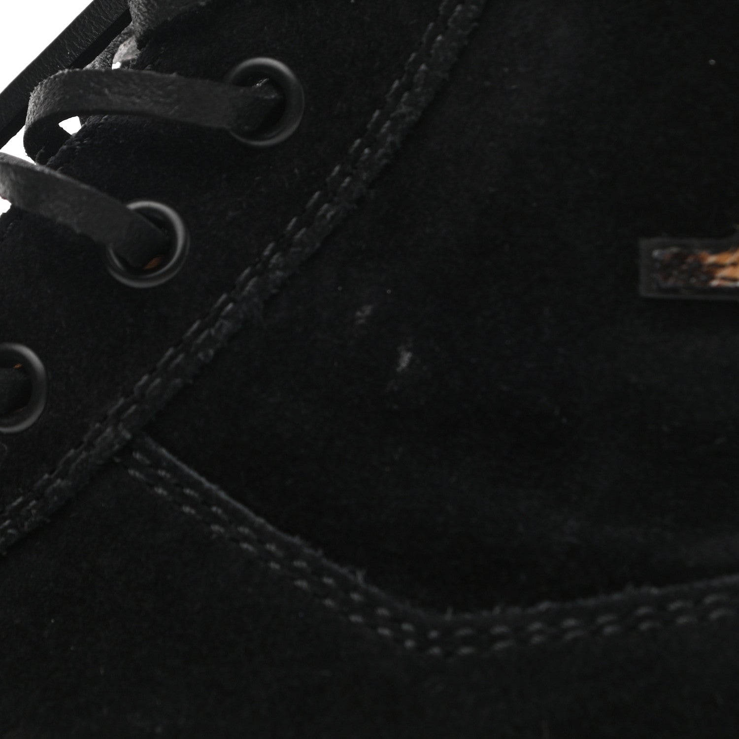 Louis Vuitton Suede Calfskin Monogram Calf Hair Laureate Platform Desert Boots 39 Black 10 of 11
