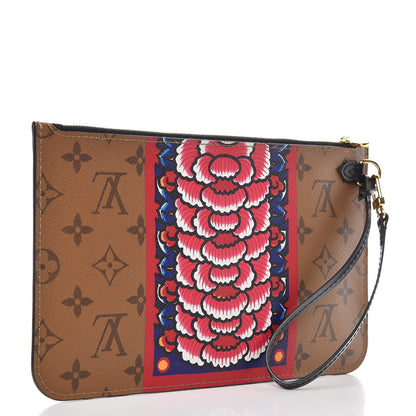 Louis Vuitton Reverse Monogram Kabuki MM GM Pochette 3 of 7