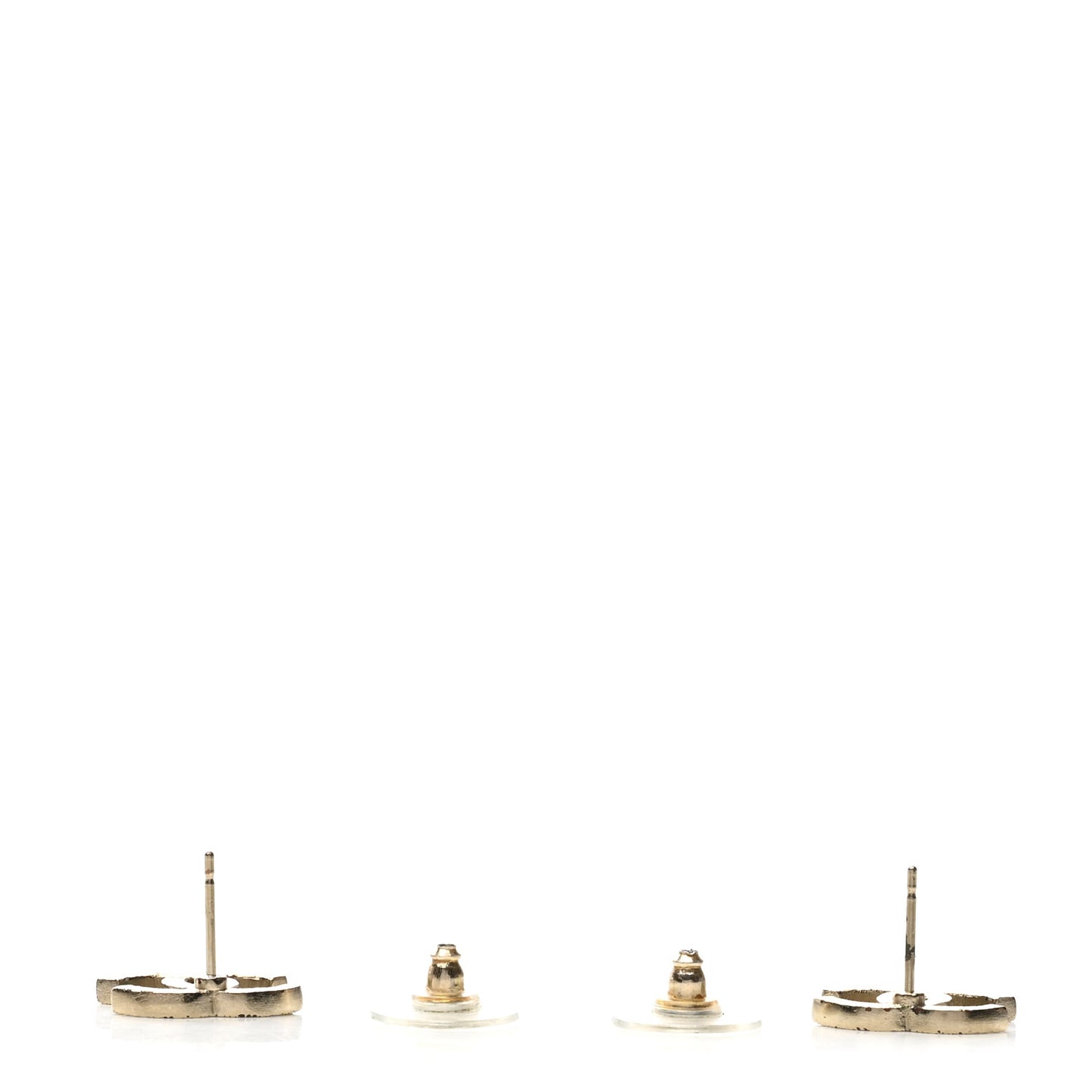 Crystal CC Earrings Gold