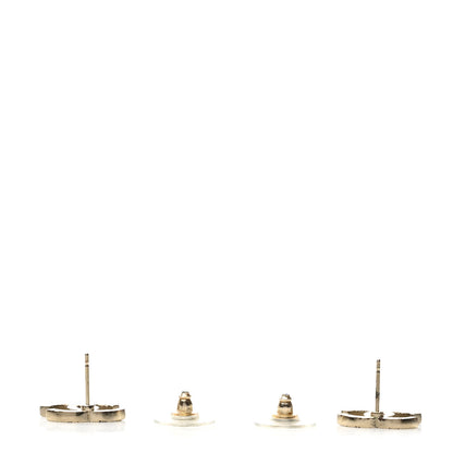 Chanel Crystal CC Earrings Gold 3 of 6
