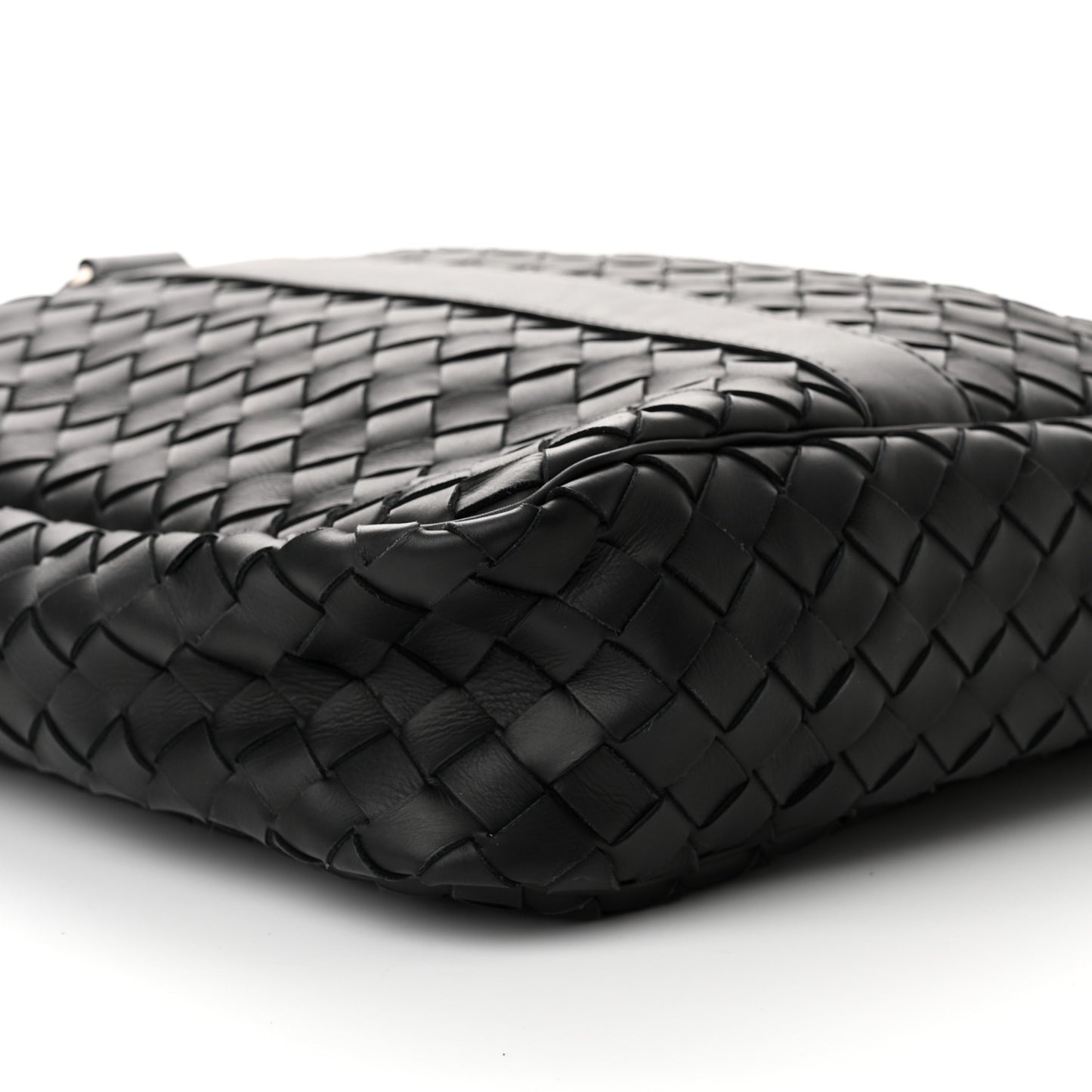 Nappa Intrecciato Large Briefcase Black