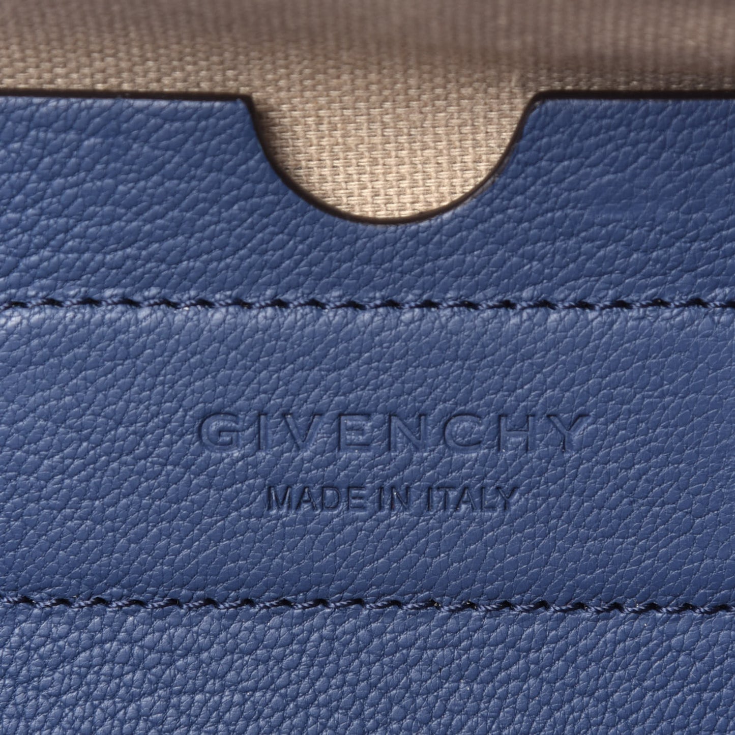 Sugar Goatskin Nano Antigona Midnight Blue