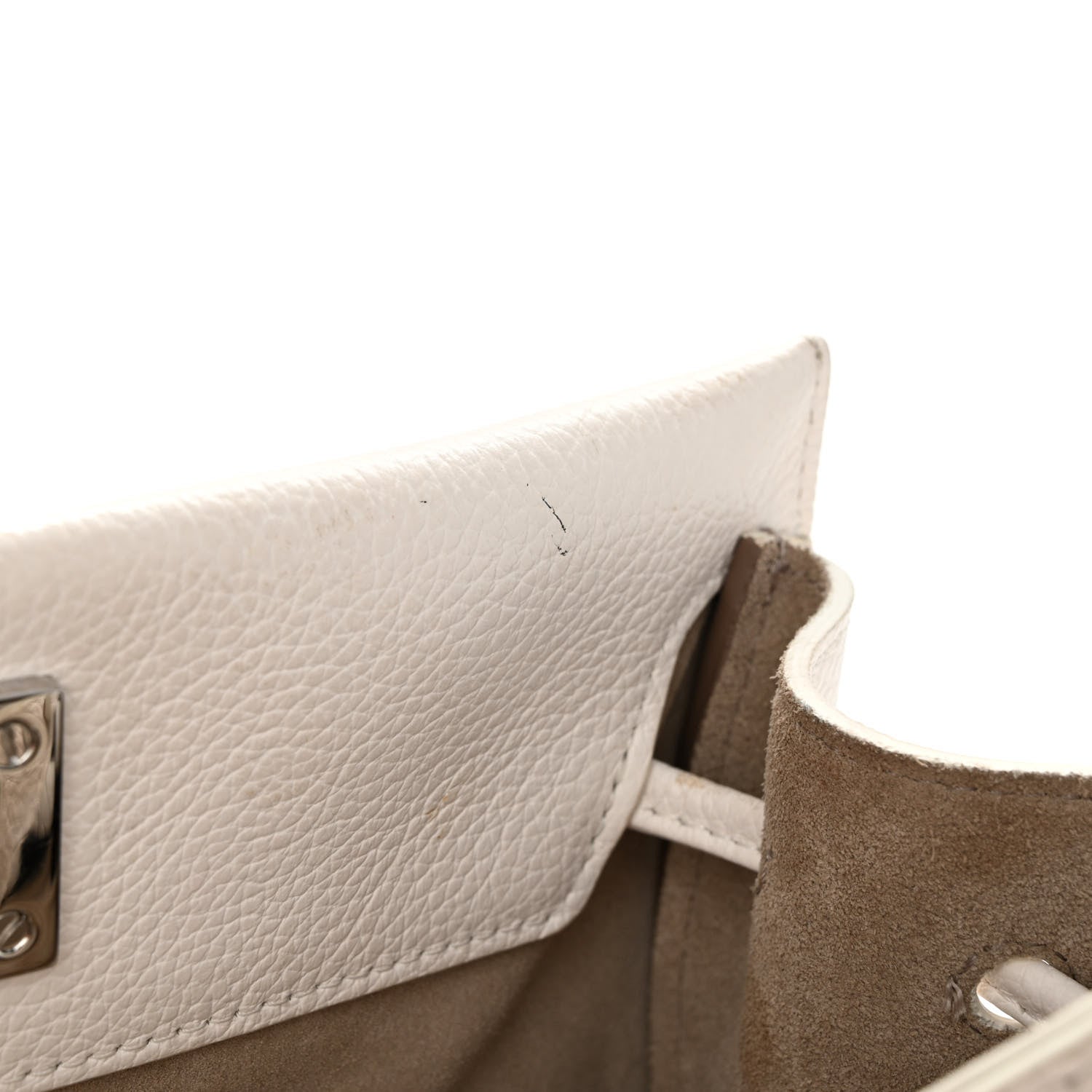 Mulberry Heavy Grain Small Iris Tote Chalk Black 10 of 10