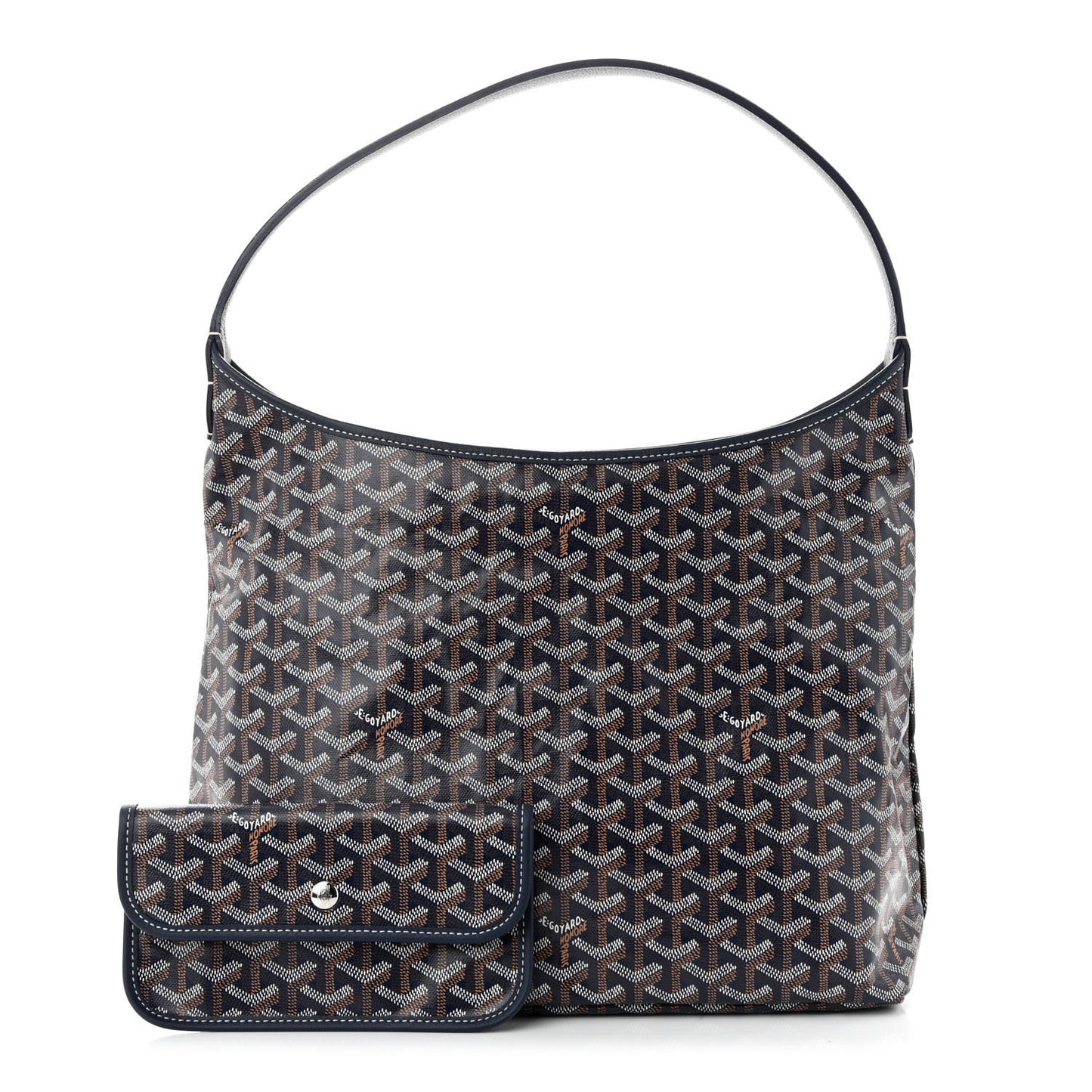 Goyardine Boheme Hobo Navy Blue