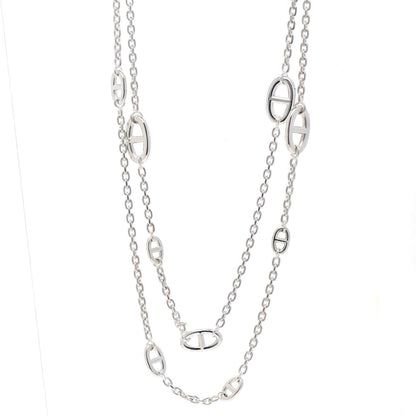 Hermes Sterling Silver Farandole Necklace 80 1 of 5