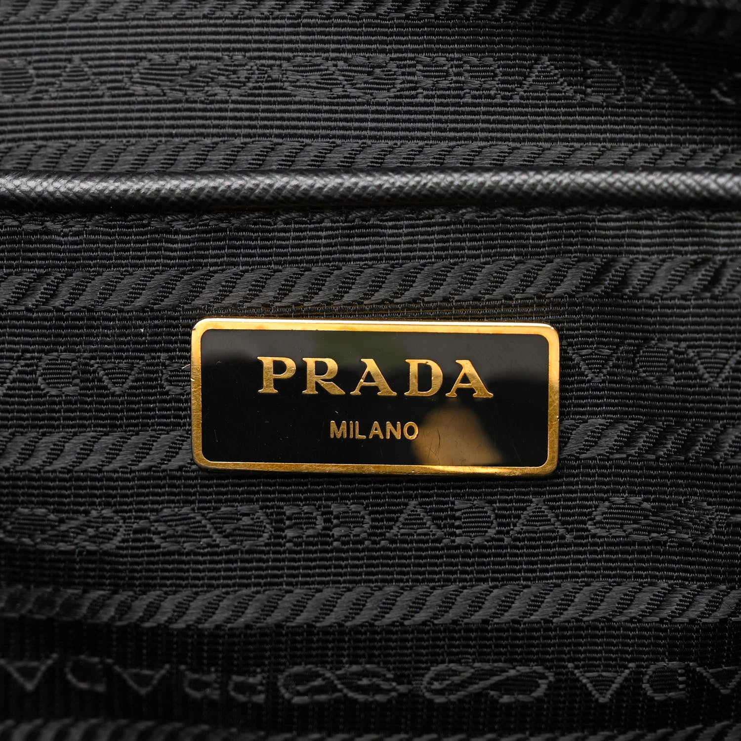 Prada Saffiano Lux Large Tote Black 6 of 11