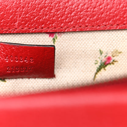 Gucci Textured Calfskin Web Medium Dionysus Shoulder Bag Hibiscus Red 7 of 10