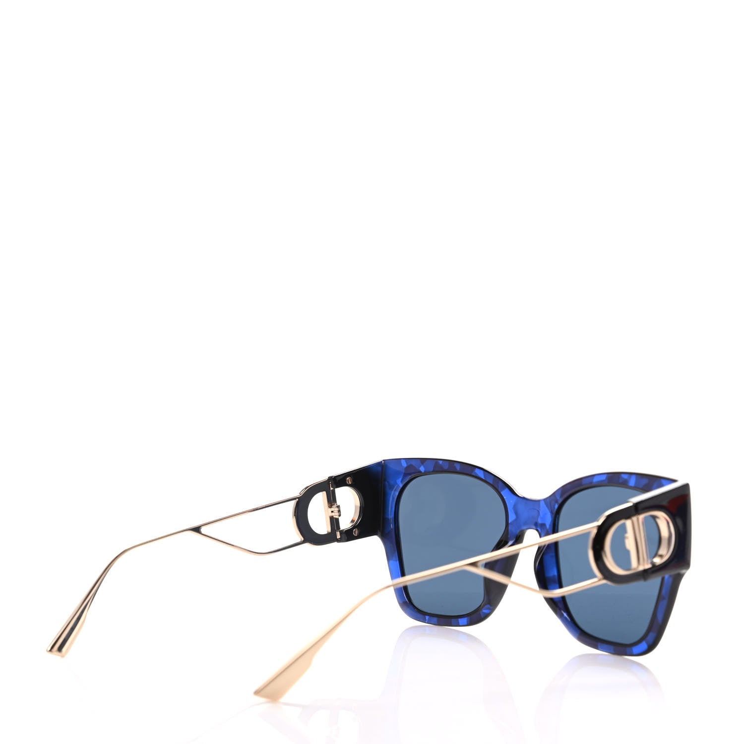 Christian Dior Acetate Rectangular 30 Montaigne 1 Sunglasses Blue 4 of 7