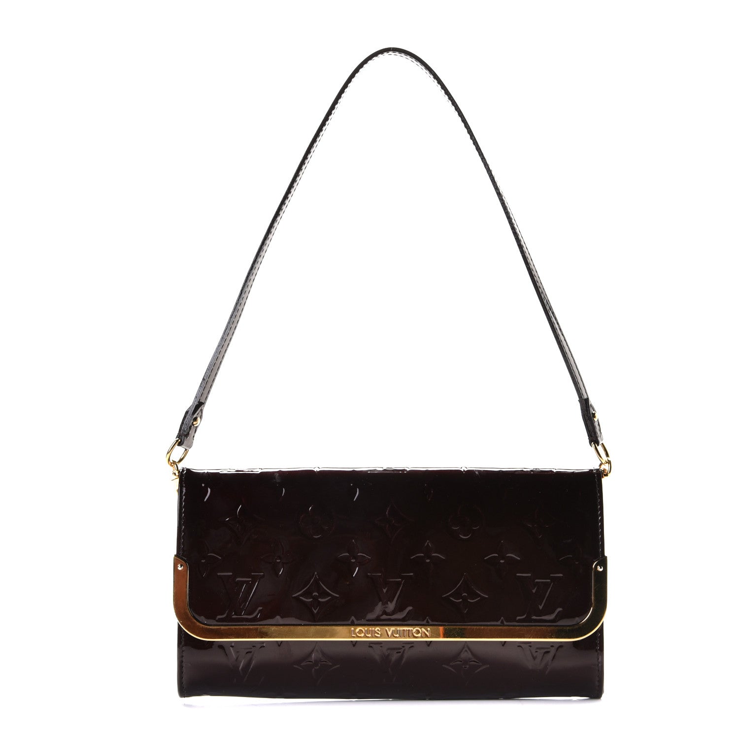 Louis Vuitton Vernis Rossmore MM Amarante 1 of 7