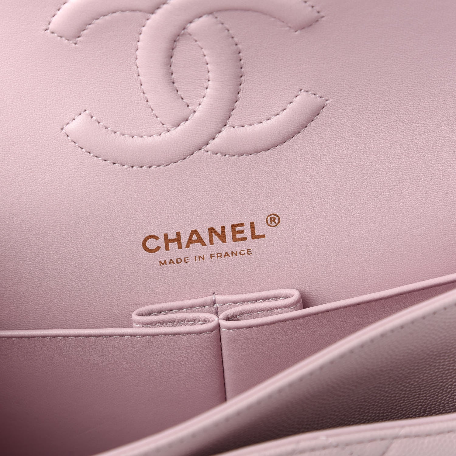 Chanel Caviar Quilted Medium Double Flap Light Pink 8 of 11