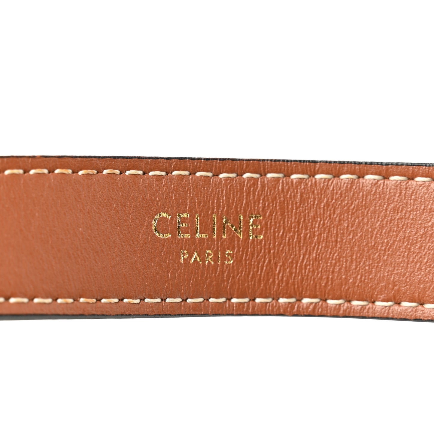Triomphe Canvas Calfskin Ava Shoulder Bag Tan