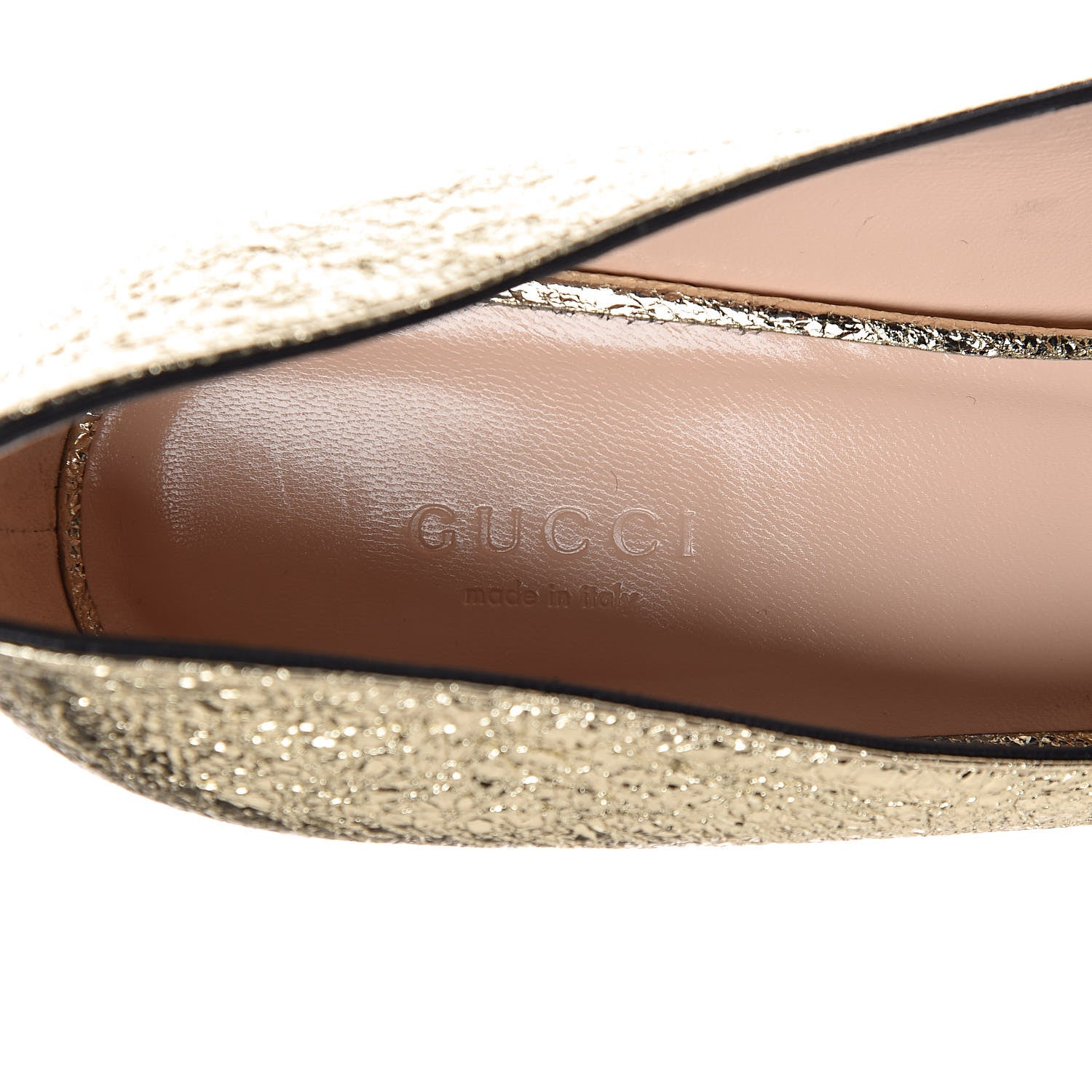 Gucci Galassia GG Marmont Fringe 50mm Loafer Pumps 41 Platino 6 of 11