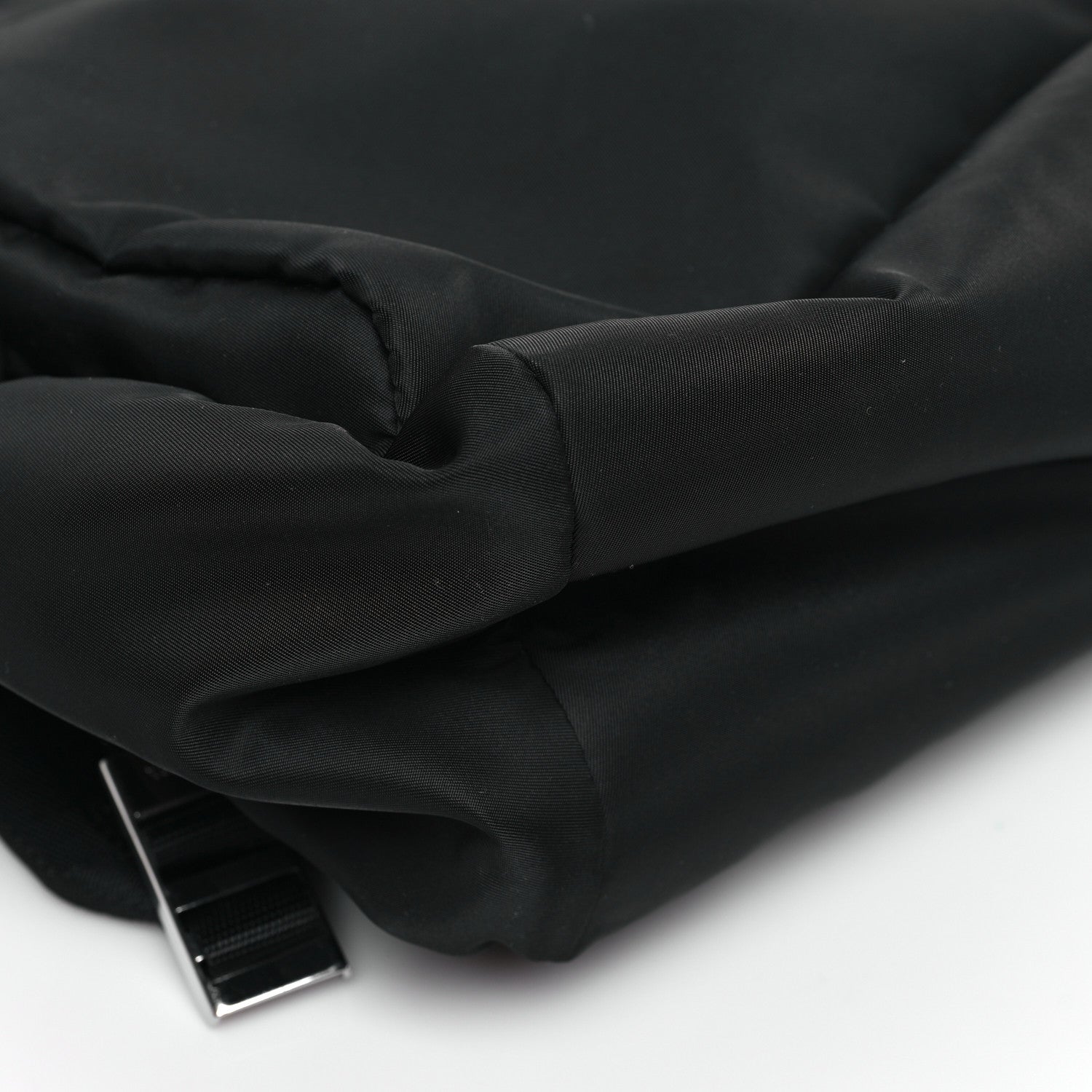 Prada Re-Nylon Saffiano Zip Backpack Black 8 of 9