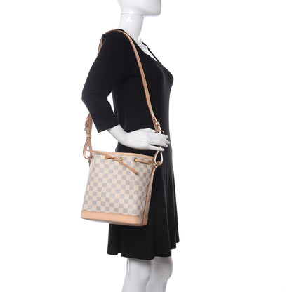 Louis Vuitton Damier Azur Noe BB 2 of 11