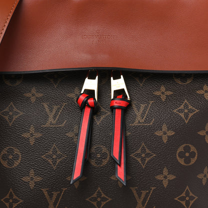 Louis Vuitton Monogram Tuileries Besace Caramel Rouge 8 of 10