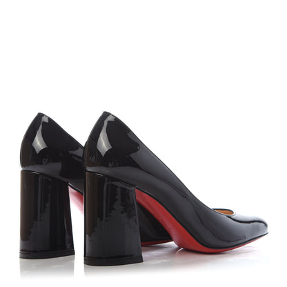 Christian Louboutin Patent Baobab 85 Pumps 38 Black 4 of 8