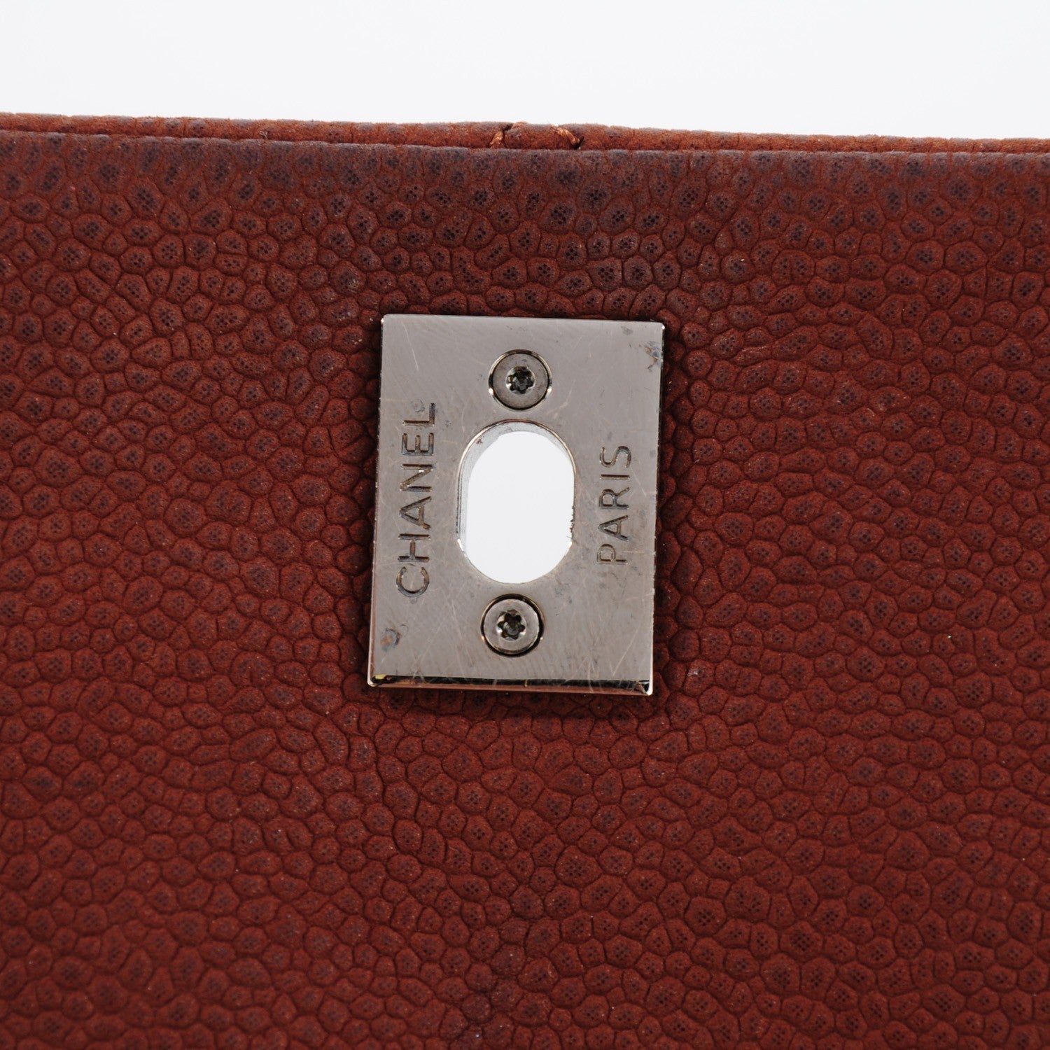 Chanel Iridescent Caviar Quilted Medium Lady Pearly Flap Brown 8 of 8