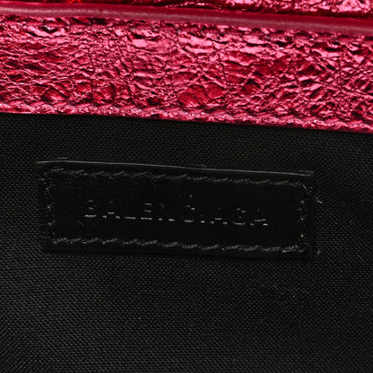 Balenciaga Metallic Agneau Arena Le Cagole Sling Bag XS Pink 6 of 9