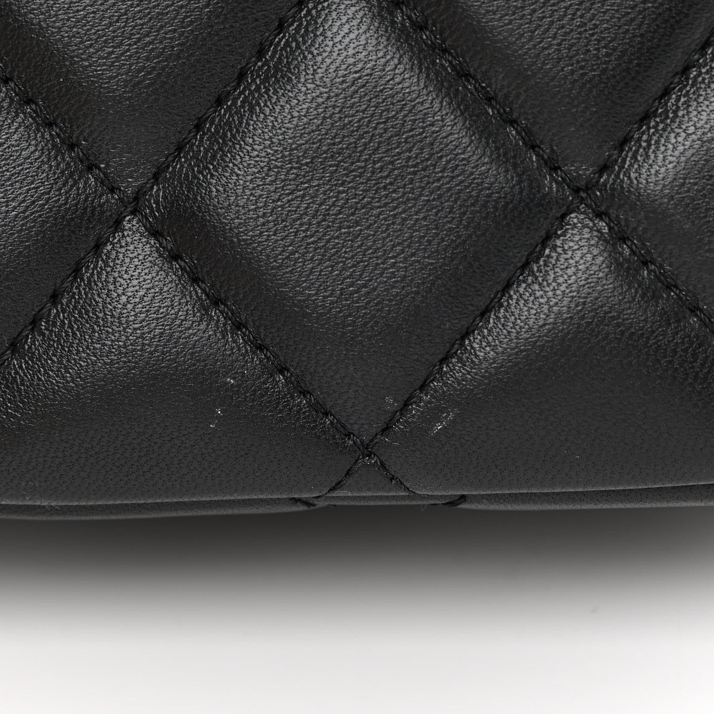Lambskin Quilted Mini My Perfect Camera Case Black