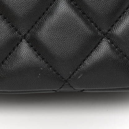 Chanel Lambskin Quilted Mini My Perfect Camera Case Black 12 of 14