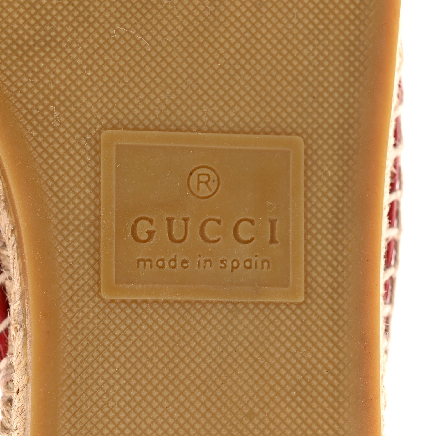 Gucci Nappa Matelasse GG Marmont Espadrille Slippers 38.5 Hibiscus Red 8 of 10