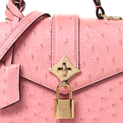 Louis Vuitton Ostrich Rose Des Vents Mini Pink 8 of 10