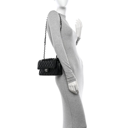 Chanel Caviar Quilted Small Double Flap Black 2 of 12