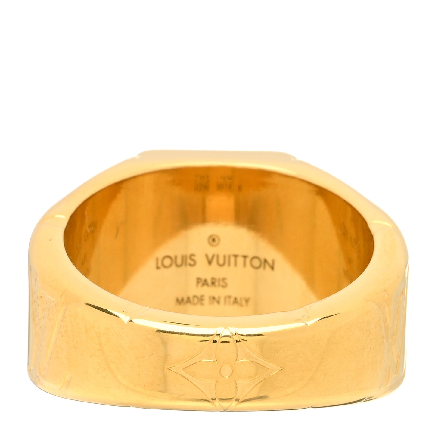 Monogram Signet Ring M Gold
