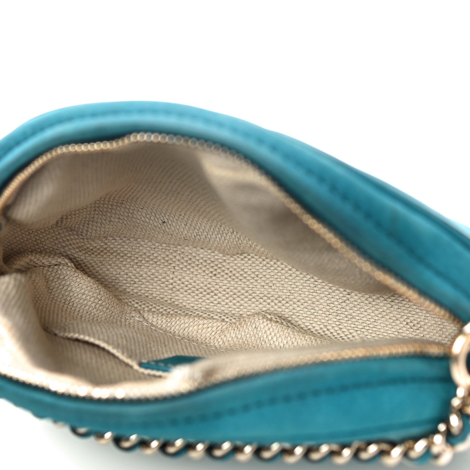 Gucci Vitello Range Mini Soho Chain Bag Deep Cobalt 4 of 17