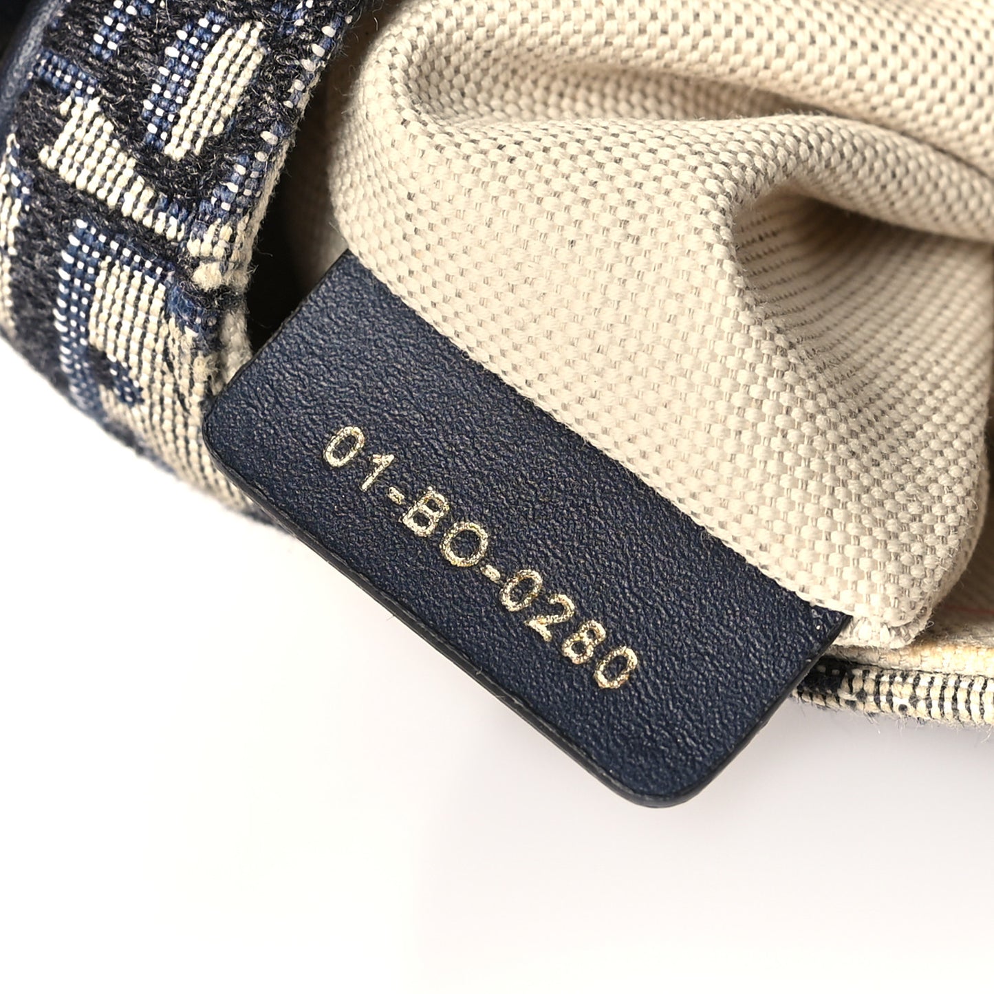 Oblique Mini Saddle Bag Blue