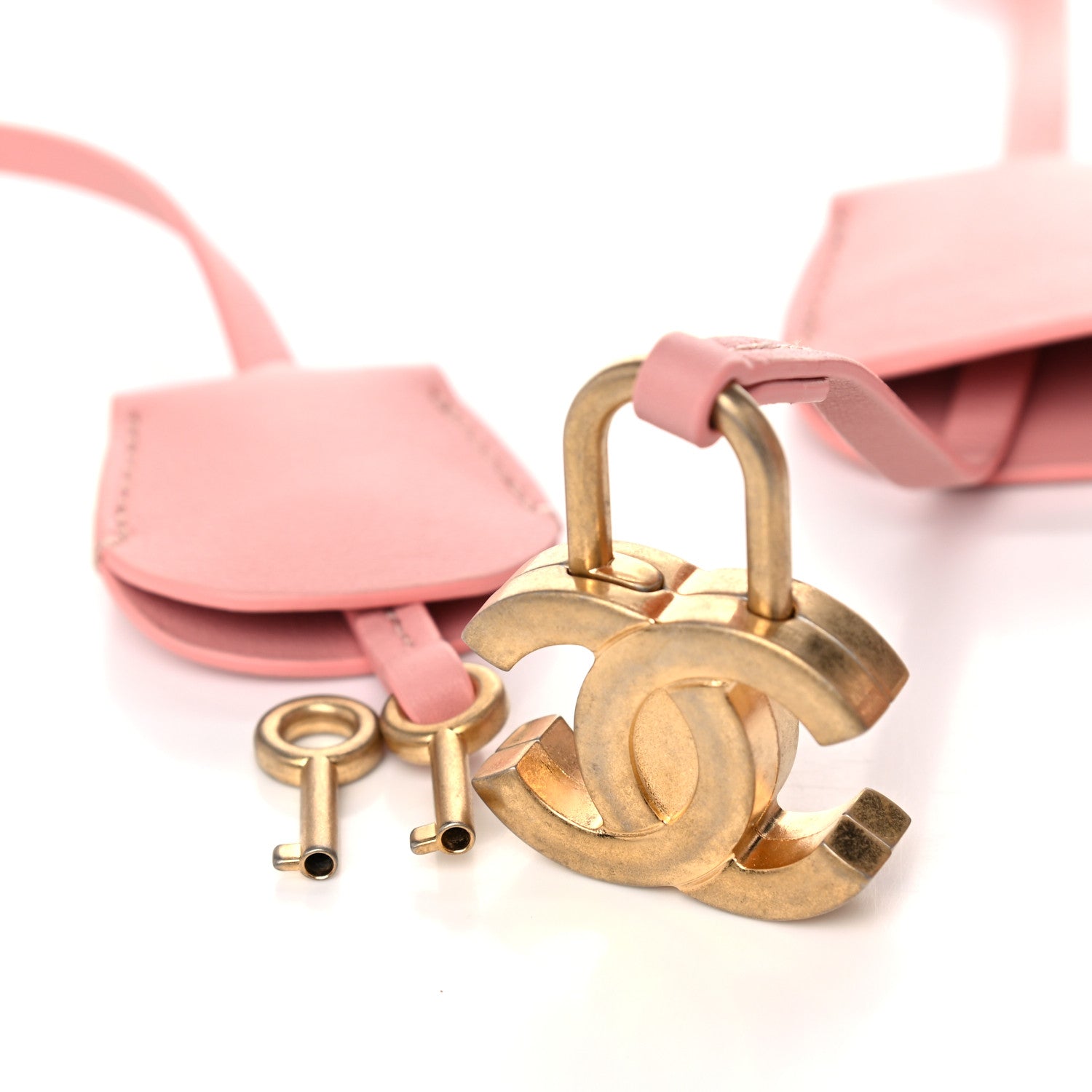 Chanel Caviar Quilted Small CC Filigree Vanity Case Pink 10 of 10