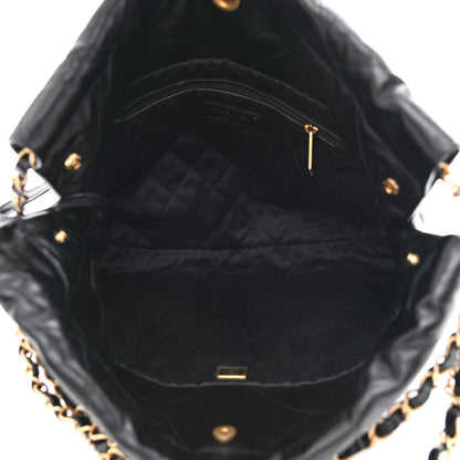 Chanel Calfskin Quilted Small Chanel 22 Black 6 of 11