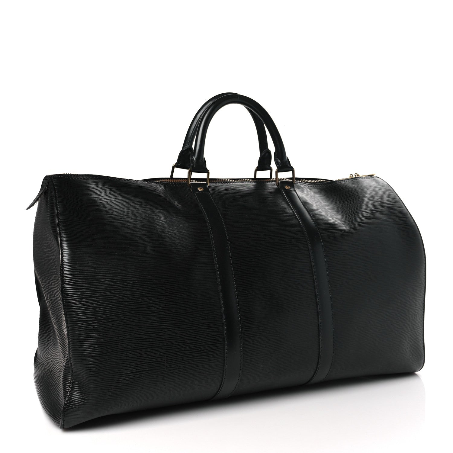 Louis Vuitton Epi Keepall 50 Black 2 of 10
