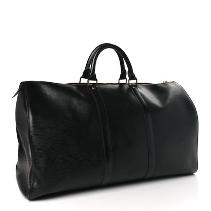 Louis Vuitton Epi Keepall 50 Black 2 of 10