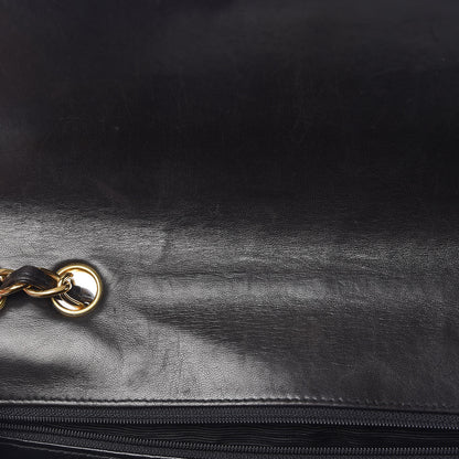 Chanel Lambskin Quilted Jumbo Single Flap Black 9 of 20