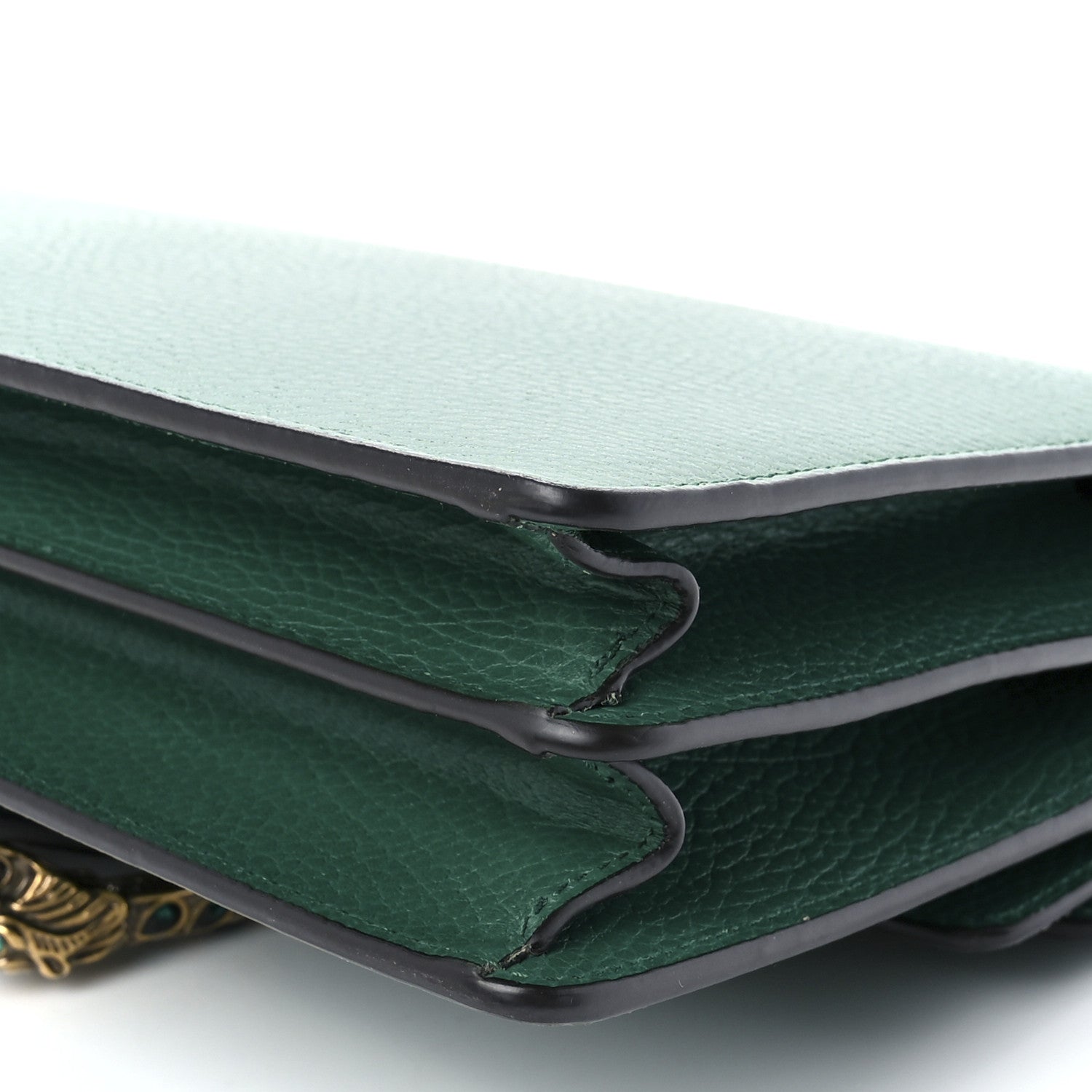 Gucci Pebbled Calfskin Small Dionysus Shoulder Bag Emerald 13 of 13