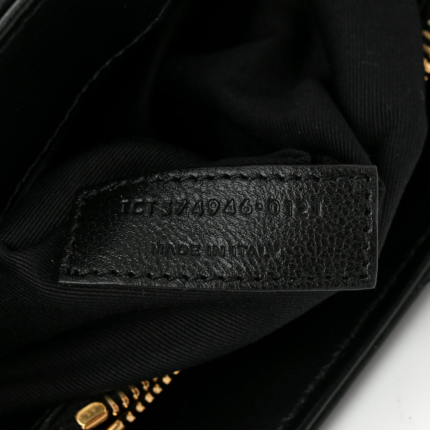 Calfskin Y Quilted Monogram Medium Loulou Chain Satchel Black