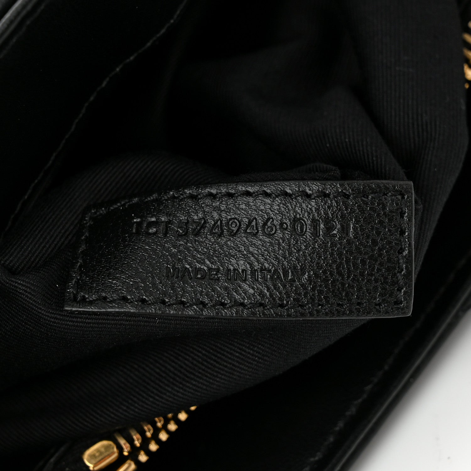 Saint Laurent Calfskin Y Quilted Monogram Medium Loulou Chain Satchel Black 7 of 11